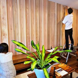 壁塗装とオイルメンテナンス
