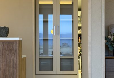 特注グラス収納！