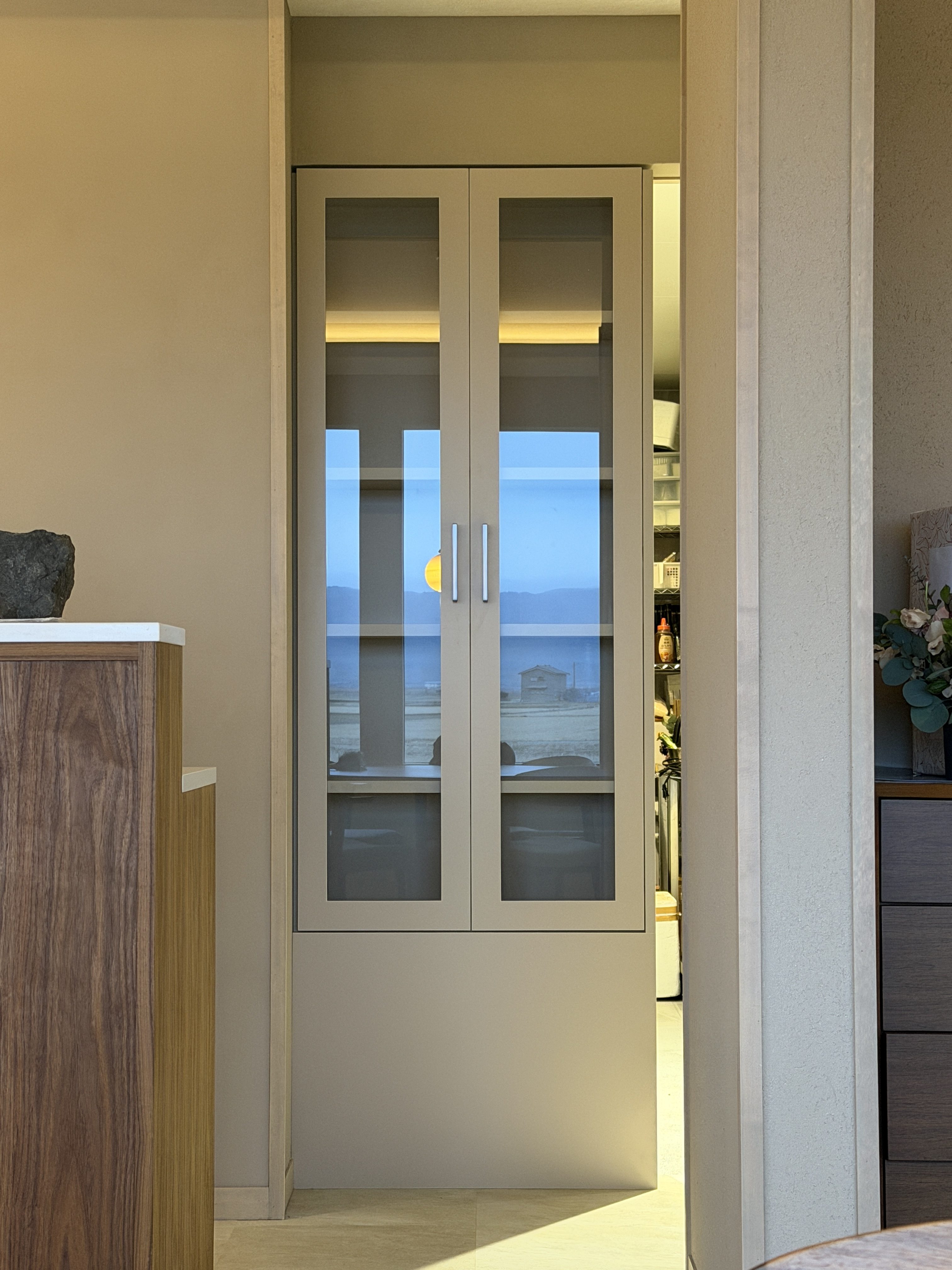 特注グラス収納！