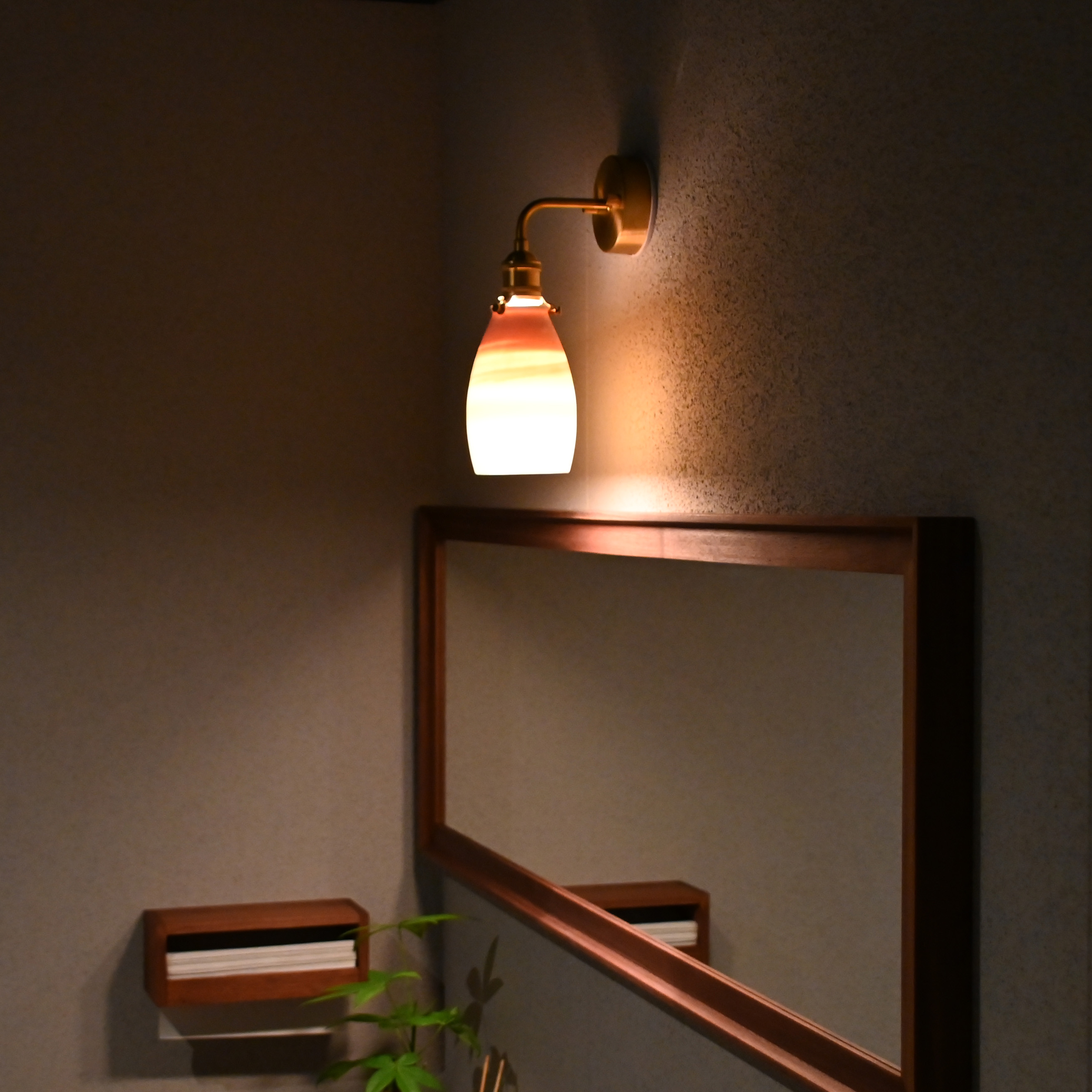 Transparent Tōki Wall light